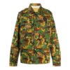 Camisas de manga larga con estampado de camuflaje, versión verde