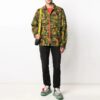 Camisas de manga larga con estampado de camuflaje, versión verde