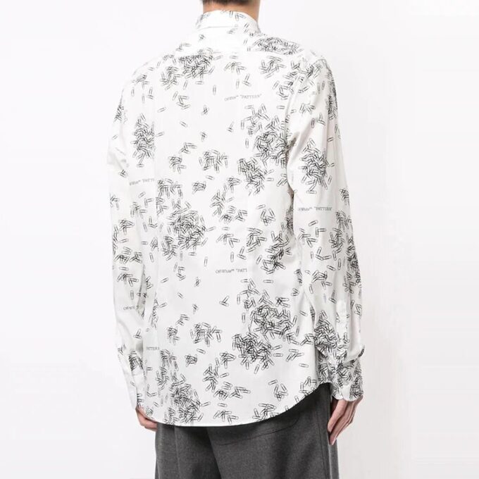 Camisas de manga larga con estampado de clips