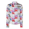 Camisas de manga larga con estampado de logotipo de graffiti SS21