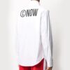 Camisas de manga larga con estampado «Non-Fiction» de la colección Otoño-Invierno 2020 para hombre, color blanco