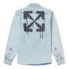 Camisas de manga larga de Denim Arrows para hombre