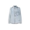 Camisas de manga larga de Denim Arrows para hombre