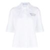 Camisas de Pantalones Cortos unisex con bordado SS21, color blanco