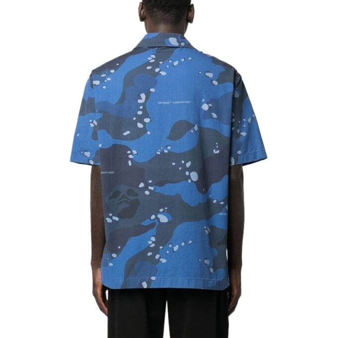 Camisas de popelín de camuflaje «Blue»