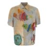 Camisas de satén con dibujos animados