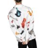 Camisas de seda con apliques Pascal para hombre, color blanco