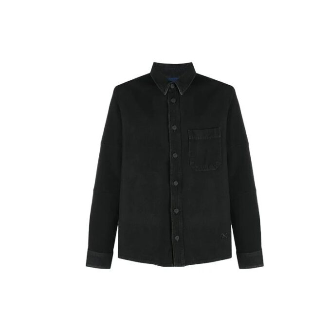 Camisas Denim con estampado de flechas, versión básica, negra