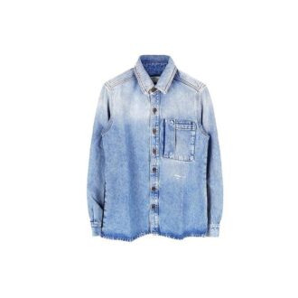 Camisas Denim Doodle para hombre azul FW19
