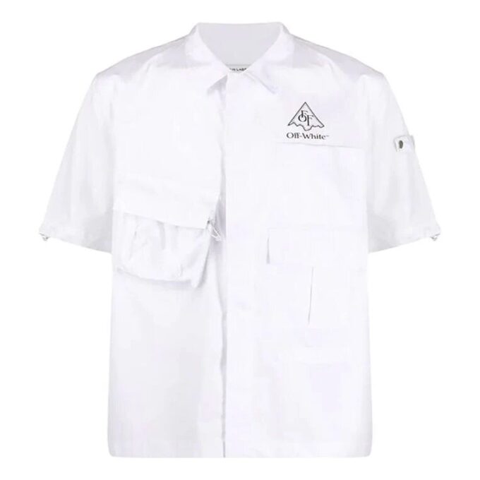 Camisas estampadas pintadas a mano para hombre, blancas
