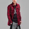 Camisas rojas a rayas y cuadros Off-White para hombre