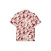 Camisas rojas de manga corta Off-White para hombre C/O VIRGIL ABLOH Flowers