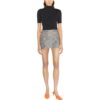 Camiseta acanalada con ribete del logotipo Off-White «Negro»