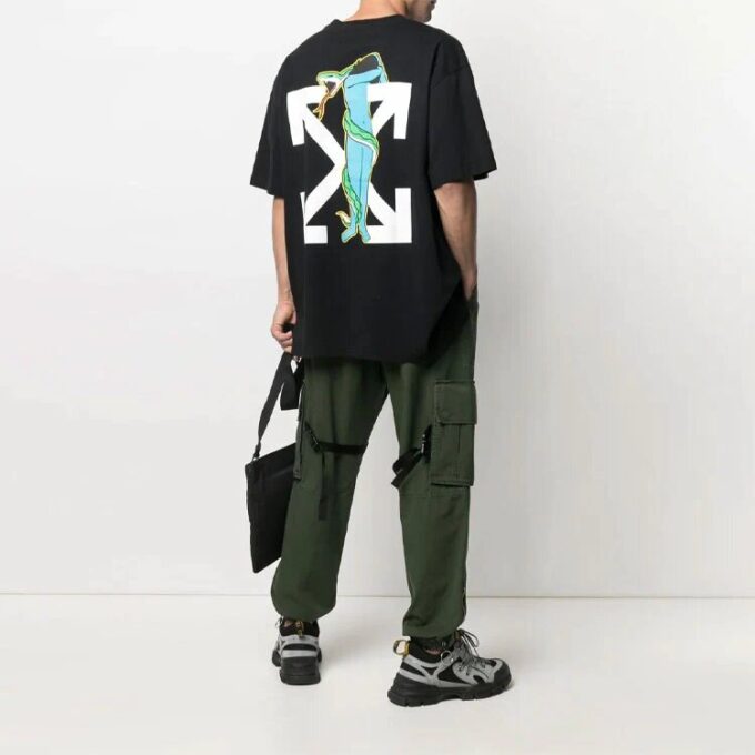 Camiseta Adam Is Eve Over «Negro/Blanco»