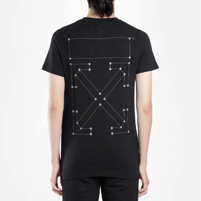 Camiseta ajustada Backbone 3M Arrows negra