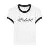 Camiseta ajustada con logotipo bordado en letra cursiva