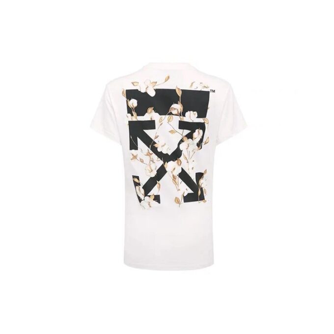 Camiseta ajustada de algodón Off-White Virgil Abloh, color blanco