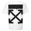 Camiseta ajustada de manga corta Bart Peace Sign «Blanca»
