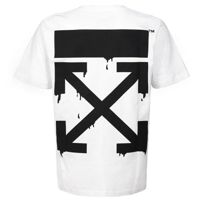 Camiseta ajustada de manga corta Bart Peace Sign «Blanca»