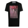 Camiseta ajustada de manga corta con estampado Caravaggio «Negro»