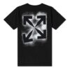 Camiseta ajustada de manga corta con estampado «Negro/Blanco» en Pantalones Cortos