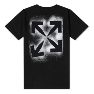 Camiseta ajustada de manga corta con estampado «Negro/Blanco» en Pantalones Cortos