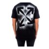 Camiseta ajustada de manga corta con estampado «Negro/Blanco» en Pantalones Cortos