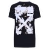 Camiseta ajustada Off-White Carryover «Black Flower Pattems»