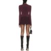 Camiseta ajustada Off-White sin logo «Burgundy»