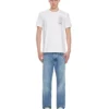 Camiseta ajustada Outline Double Arrow