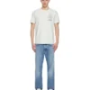 Camiseta ajustada Outline Double Arrow