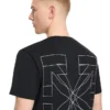 Camiseta ajustada Outline Double Arrow