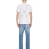 Camiseta ajustada Outline Double Arrow