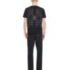 Camiseta ajustada Outline Double Arrow