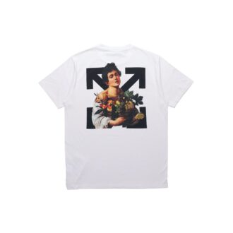 Camiseta ajustada para niños Caravaggio «Blanco/Negro»