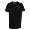 Camiseta ajustada Starred Arrow «Negro/Rojo»