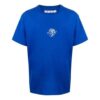 Camiseta azul con estampado de logotipo para hombre de Off-White