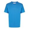 Camiseta azul de manga corta con cuello redondo y estampado liso Off-White para hombre FW22