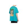 Camiseta azul de manga corta holgada con estampado de esqueleto de Off-White para hombre, C/O VIRGIL ABLOH