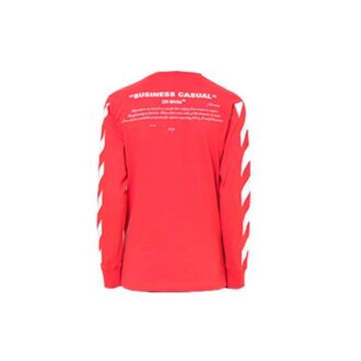 Camiseta Bernini con estampado de rayas diagonales 2030 Rojo/Azul