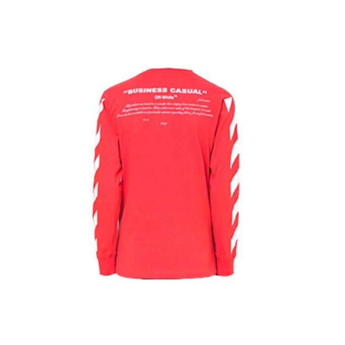 Camiseta Bernini con estampado de rayas diagonales 2030 Rojo/Azul
