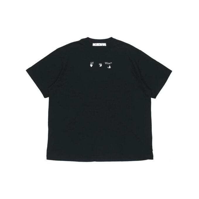 Camiseta «Black» con rotulador rojo