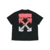 Camiseta «Black» con rotulador rojo