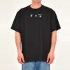 Camiseta «Black» con rotulador rojo