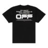 Camiseta blanca con estampado de líneas onduladas, pantalones cortos y corte holgado, color negro