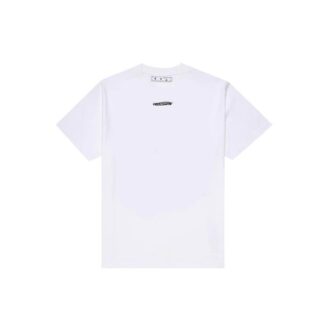 Camiseta blanca con estampado de logotipo para hombre de Off-White