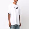 Camiseta blanca de hombre Off-White FW21 de cuello redondo, estampado de flechas, manga corta y corte holgado