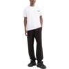 Camiseta blanca de manga corta con cuello redondo y bolsillo con rayas en el pecho para hombre de Off-White