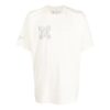 Camiseta blanca de manga corta con cuello redondo y estampado de flechas Off-White para hombre, colección primavera-verano 2022