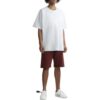 Camiseta blanca de manga corta con cuello redondo y estampado de rayas en la espalda de Off-White para hombre, colección FW22